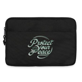 Protect Your Peace Lotusblume Yoga Spirit - Laptoptasche 13" - Schwarz - Vorne