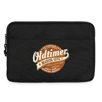 Oldtimer März 1976 - Geburtstag - Geschenk - Laptoptasche 13" - Schwarz - Vorne