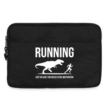 Chemise humoristique de course pour joggers - Sacoche pour ordinateur portable 13 pouces - noir - Devant