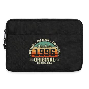 Anniversaire original vintage 1996 Born Retro - Sacoche pour ordinateur portable 13 pouces - noir - Devant