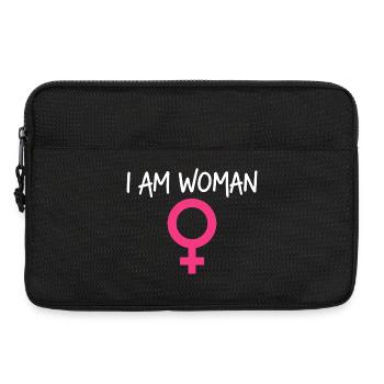 I Am Woman Feminism Power Woman - Laptop bag 13" - black - Front