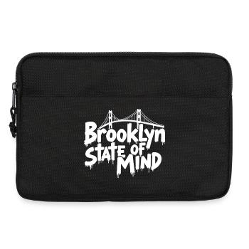 Brooklyn State of Mind Bridge New York NYC - Laptop bag 13" - black - Front