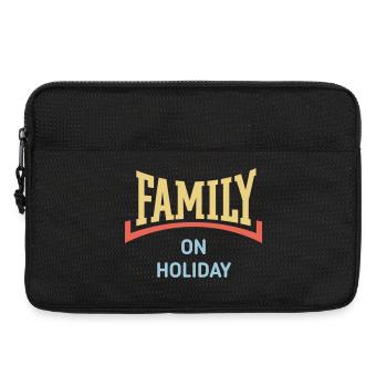 Family On Holiday (Familienurlaub / Konkav / 3C) - Laptoptasche 13" - Schwarz - Vorne