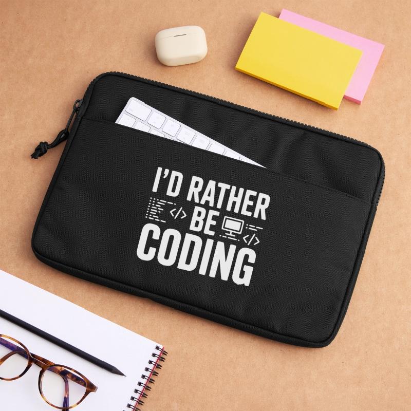 Je préfère coder Sacoche pour ordinateur portable 13 pouces