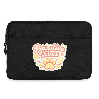 Pawsitive Vibes Paw Joy - Sacoche pour ordinateur portable 13 pouces - noir - Devant
