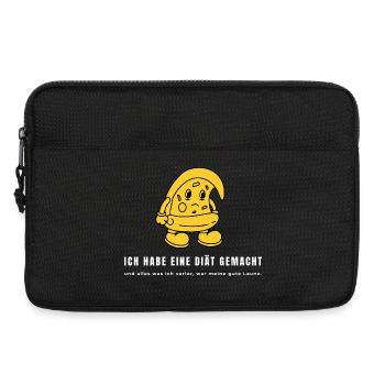 Ich habe eine Diät gemacht - Lustiger Spruch Diät  - Laptoptasche 13" - Schwarz - Vorne