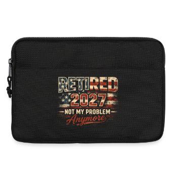 Retirement in 2027 – no longer my problem. Retirement - Laptop bag 13" - black - Front
