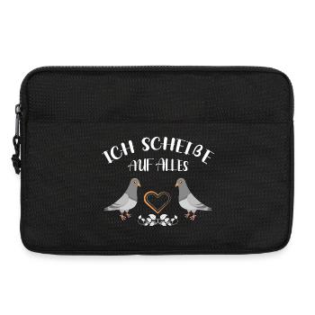 Taubenflüsterer brieftaubenzucht Taubenzüchter - Laptoptasche 13" - Schwarz - Vorne