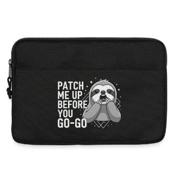 Paresseux de cybersécurité Patch Me Up - Sacoche pour ordinateur portable 13 pouces - noir - Devant