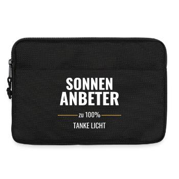 Sonnenanbeter zu 100% Tanke Licht - Laptoptasche 13" - Schwarz - Vorne