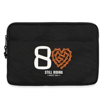 80 Jahre Fahrrad fährt immer noch Geburtstagsgeschenk - Laptoptasche 13" - Schwarz - Vorne