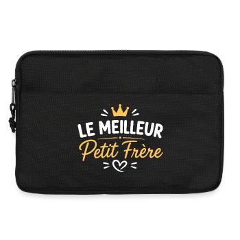 Meilleur Petit Frère Couronné - Sacoche pour ordinateur portable 13 pouces - noir - Devant