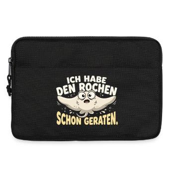 Ich Habe Den Rochen Schon Gebraten - Laptoptasche 13" - Schwarz - Vorne