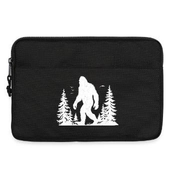 Bigfoot Moon Forest Night Silhouette - Laptoptasche 13" - Schwarz - Vorne