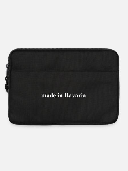 Made in Bavaria - Laptoptasche 13" - Schwarz