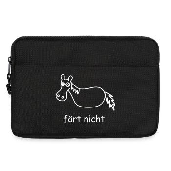 faert nicht - Laptoptasche 13" - Schwarz - Vorne