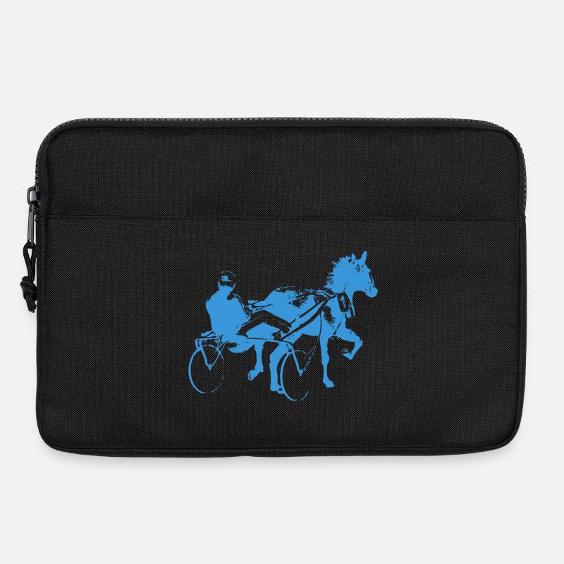 Trabrennen traber - Laptoptasche 13" - Schwarz