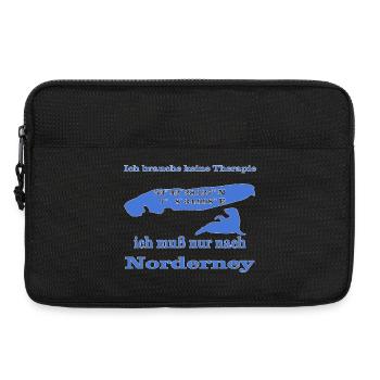 Norderney Insel Urlaub - Laptoptasche 13" - Schwarz - Vorne