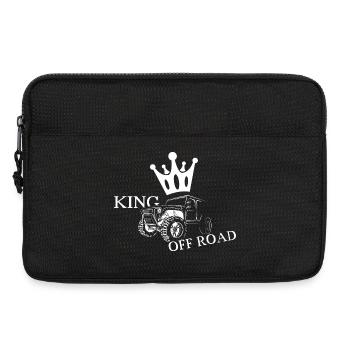 king offroad crown auto autos 4x4 krone Logo icon - Laptoptasche 13" - Schwarz - Vorne