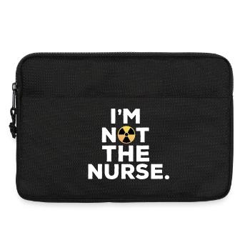 I'm not the nurse Humour Manip Radio Radiologie - Laptop bag 13" - black - Front