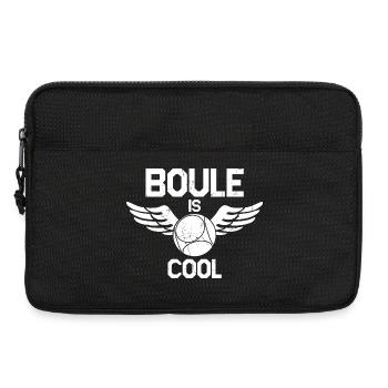 Boule Is Cool Dicton pour Bouler et Petanque - Sacoche pour ordinateur portable 13 pouces - noir - Devant