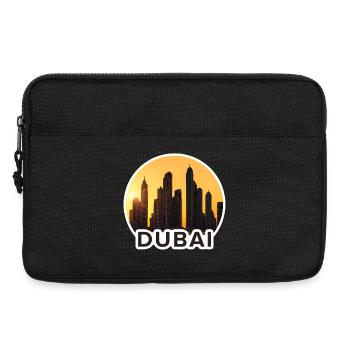 Dubai Skyline Sunset - Laptop bag 13" - black - Front