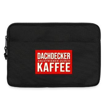 Dachdecker Kaffee Antrieb - Laptoptasche 13" - Schwarz - Vorne