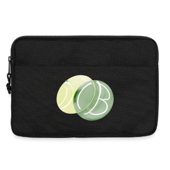 The Green Dot - Laptoptasche 13" - Schwarz - Vorne