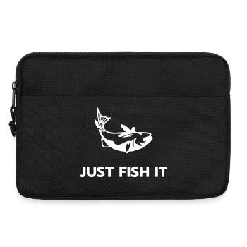 Just fish it - Laptop bag 13" - black - Front