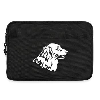 Hovawart Head "Black Edition" - Laptop bag 13" - black - Front