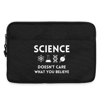 science, fan de science, scientifique - Sacoche pour ordinateur portable 13 pouces - noir - Devant