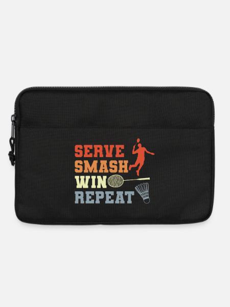 Badminton Routine - Laptoptasche 13" - Schwarz