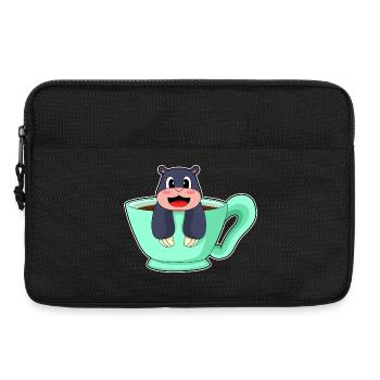 Tasse de café mole - Sacoche pour ordinateur portable 13 pouces - noir - Devant
