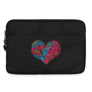 T-shirt Sicilia T-shirt Acireale nuage de mots - Sacoche pour ordinateur portable 13 pouces - noir - Devant