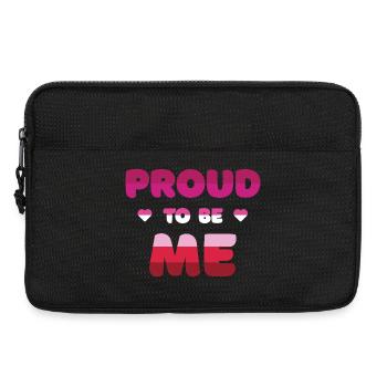 Lesbian Pride to Be Me - Pride Month - Laptop bag 13" - black - Front