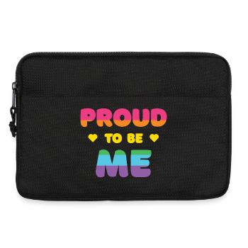 LGBTQ+ Pride to Be Me - Pride Month - Laptop bag 13" - black - Front