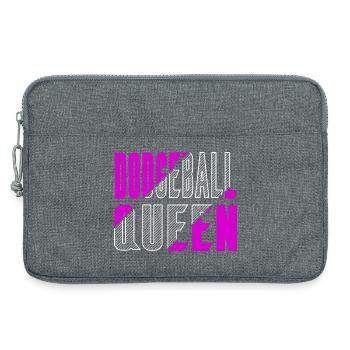 La reine du ballon chasseur - Sacoche pour ordinateur portable 13 pouces - gris chiné - Devant
