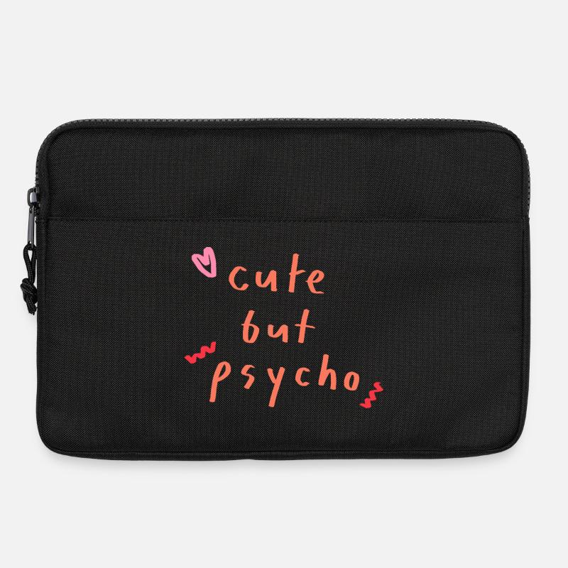 cute but psycho - Laptop bag 13" - black