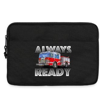 Die Feuerwehr, dein Freund und Helfer - Laptoptasche 13" - Schwarz - Vorne
