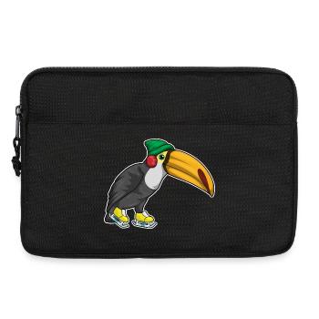 Tukan Eislaufen Schlittschuhe - Laptoptasche 13" - Schwarz - Vorne