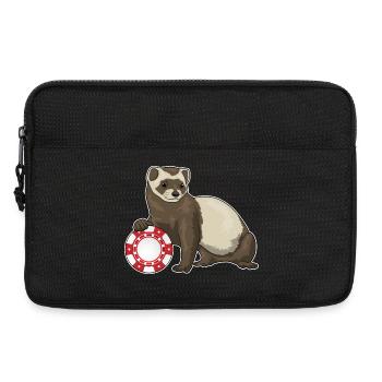 Ferret Poker Jetons de Poker - Sacoche pour ordinateur portable 13 pouces - noir - Devant