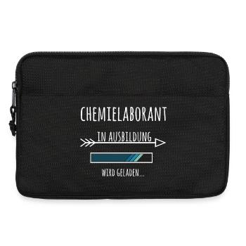 Chemielaborant Ausbildung Beruf Geschenk - Laptoptasche 13" - Schwarz - Vorne