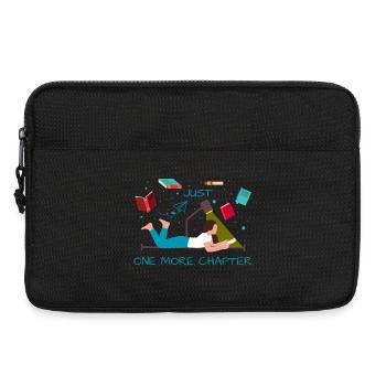 Nur noch ein Kapitel mehr lustiges Lese Zitat - Laptoptasche 13" - Schwarz - Vorne