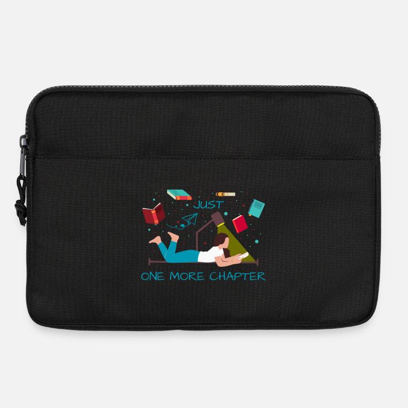 Nur noch ein Kapitel mehr lustiges Lese Zitat - Laptoptasche 13" - Schwarz
