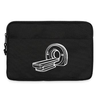 Radiologie Scanner IRM One Line Art Manip Radio - Sacoche pour ordinateur portable 13 pouces - noir - Devant