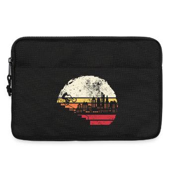 City Skyline Sunset - Laptop bag 13" - black - Front