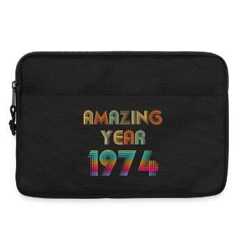 Amazing YEAR 1974 - Laptop bag 13" - black - Front
