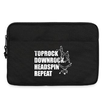 Breakdance Techniken - Laptoptasche 13" - Schwarz - Vorne
