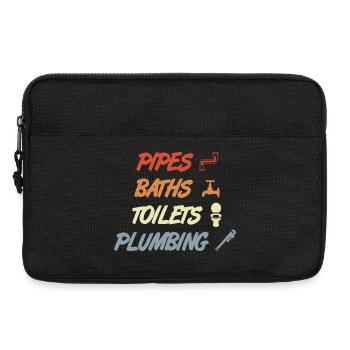 Plomberie - Sacoche pour ordinateur portable 13 pouces - noir - Devant