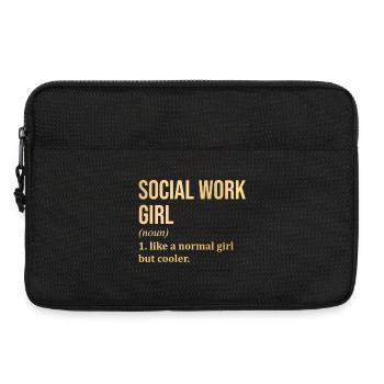 Social Work - Laptop bag 13" - black - Front